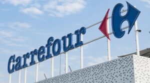 Carrefour store sign