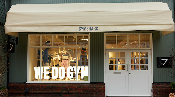 Front of Gymshark store