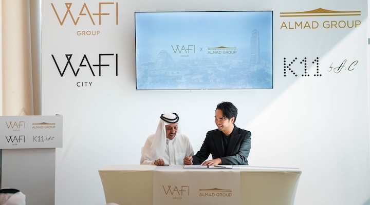 Dr Adrian Cheng and HH Sheikh Mana