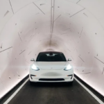 car in tunnel